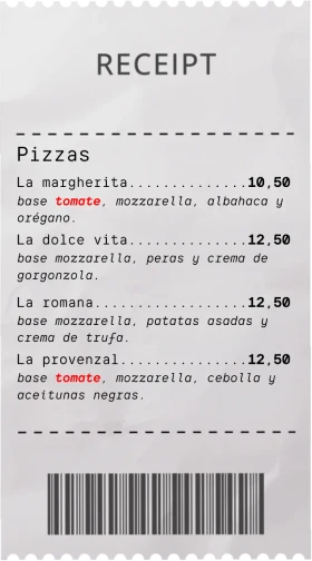 Ticket de Pizza Pepperoni