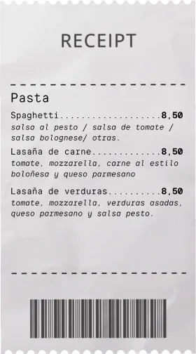 Ticket de Pizza Quattro Formaggi
